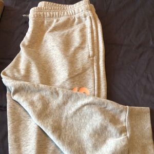 Cropped adidas Grey Jogging Pants
